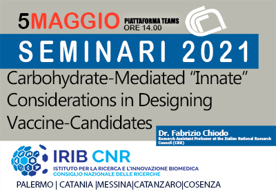 Seminar: Dr.  Fabrizio Chiodo 05 May 2021