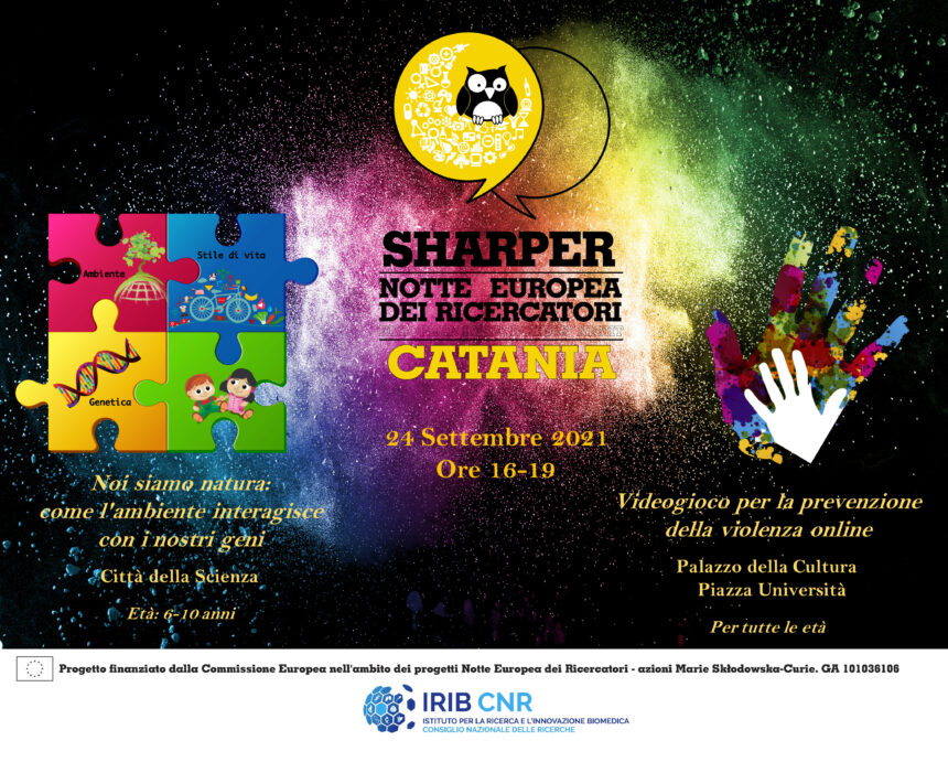 Sharper Night2021: Notte Europea dei Ricercatori. IRIB CNR Catania
