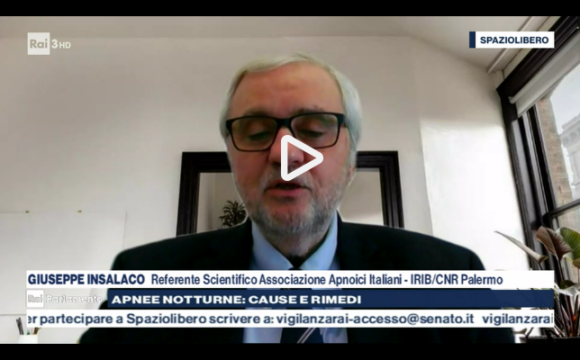 RAI Parlamento and Italian Apnoic Association : Interview to Giuseppe Insalaco, Pneumologist IRIB CNR Palermo